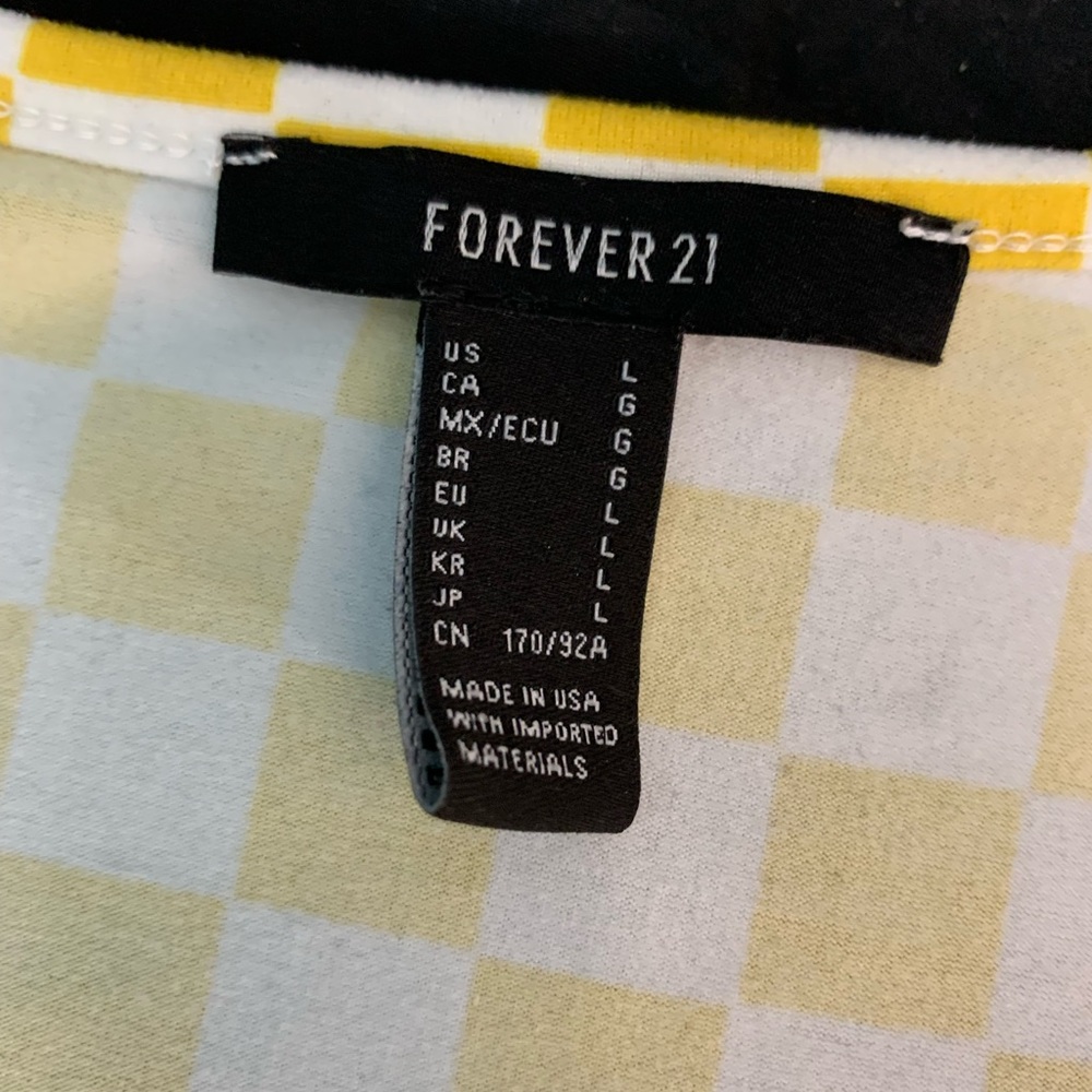 Size large forever 21 v neck body suit